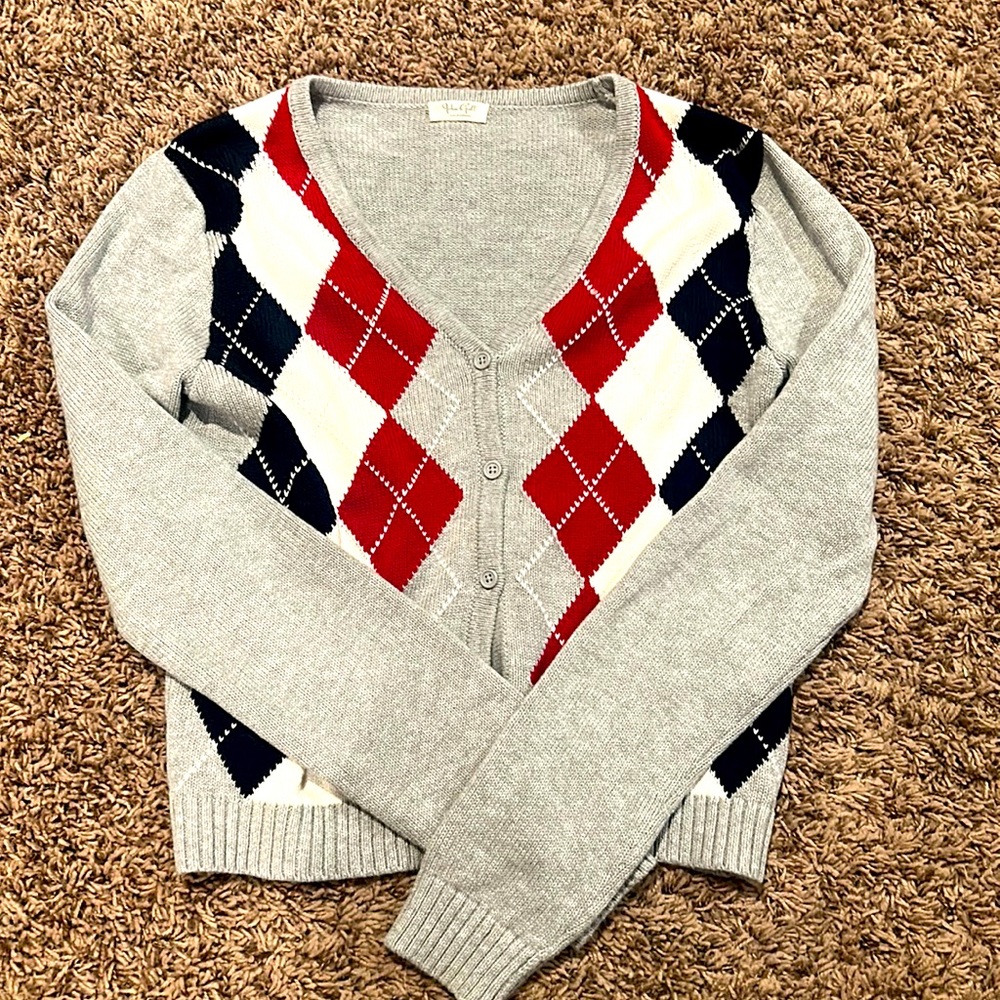 john galt argyle sweater